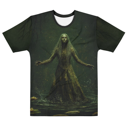 Rusałka Slavic Spirit T-Shirt – Men’s All-Over Print Mythology Tee with Bestiary Back Design