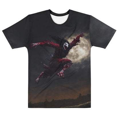 Strzyga Slavic Creature T-Shirt – Men’s All-Over Print Mythology Tee with Bestiary Back Design