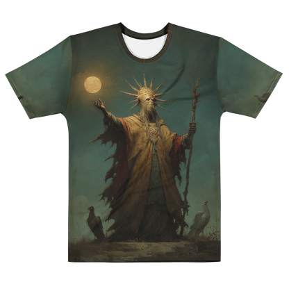 Chors Slavic God T-Shirt – Men’s All-Over Print Mythology Tee with Bestiary Back Design